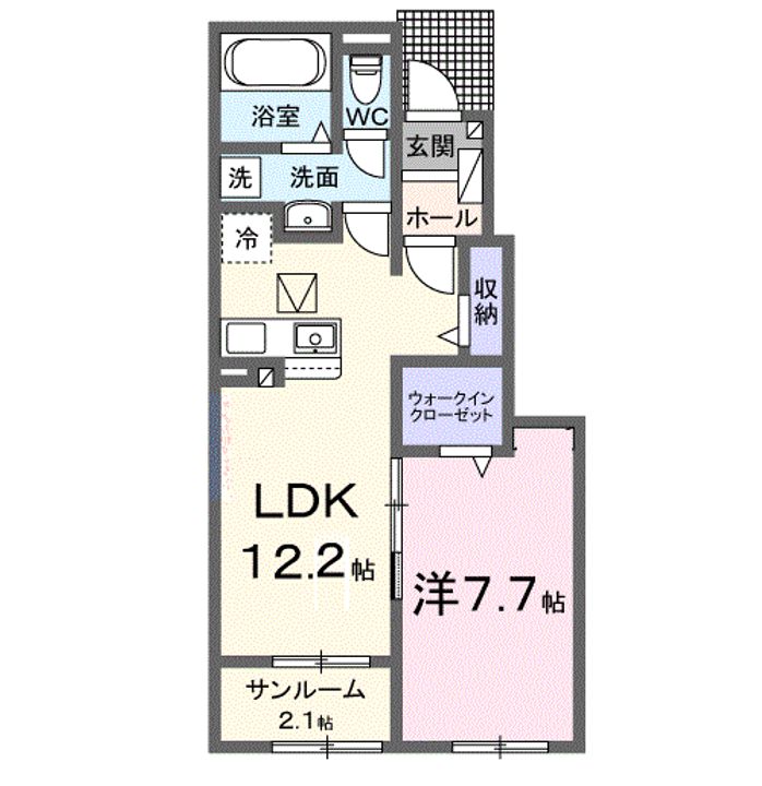 ハーモニーガーデンの間取り