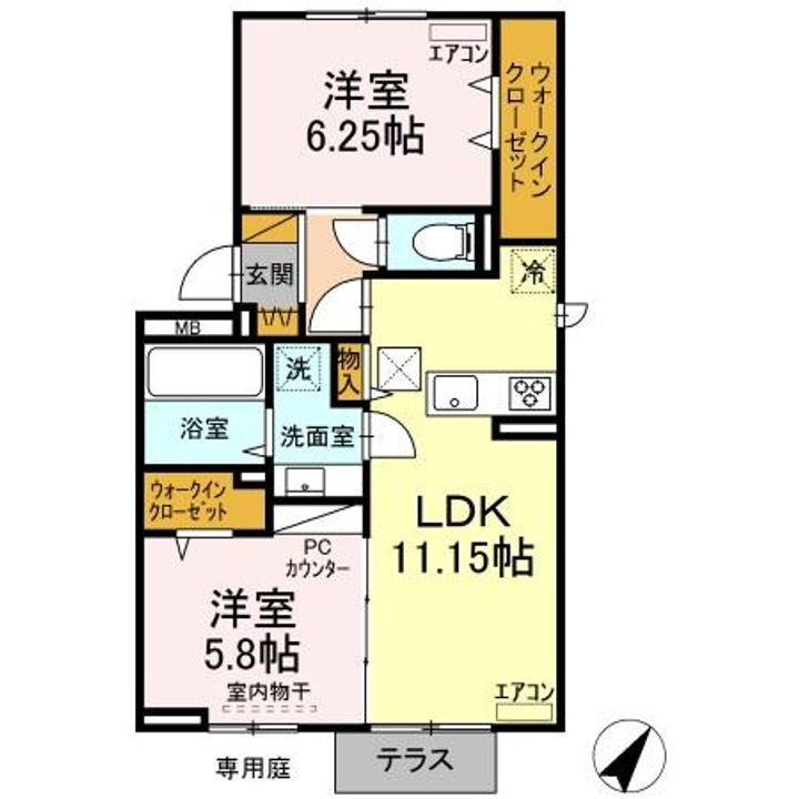 リビングタウン春日の間取り