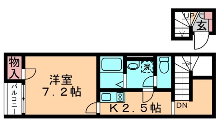サンドエル天台の間取り