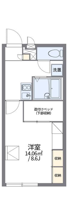 レオパレス若松の間取り