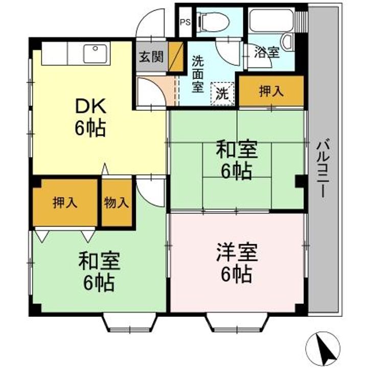 レジデンス齊藤の間取り
