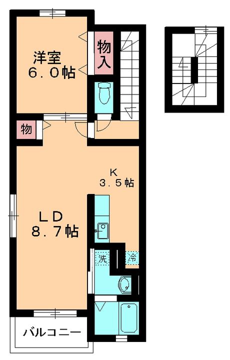 ウエストサイドケープの間取り