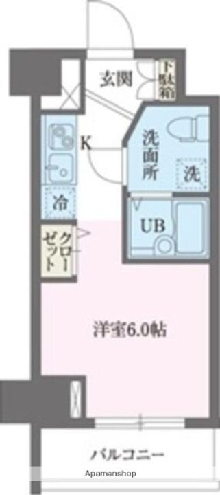 THEパームス新小岩0406の間取り