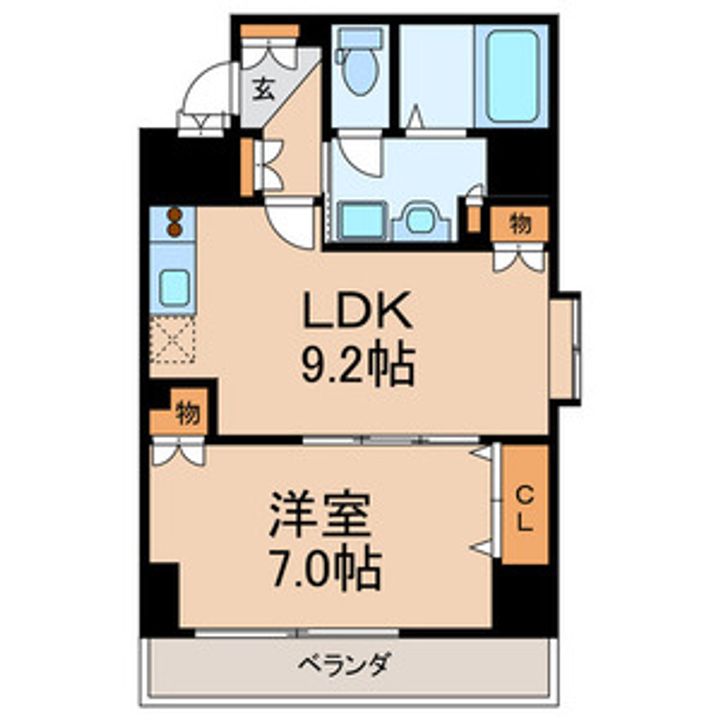 セラピアザ船橋の間取り