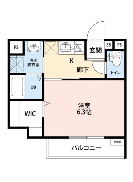 千葉県船橋市海神3丁目の賃貸アパートの間取り