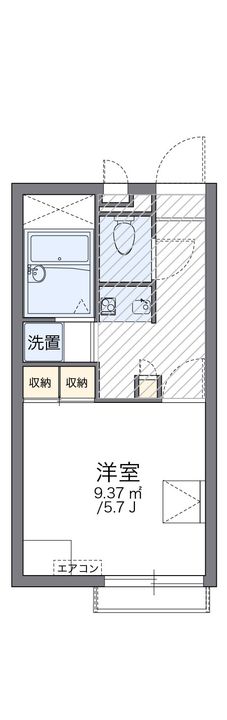 レオパレスカノイヅカの間取り