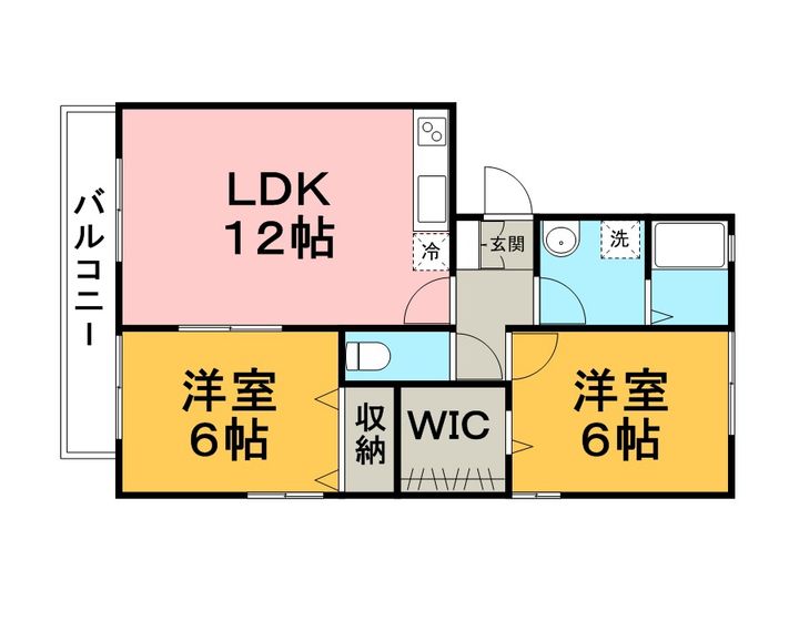 エトワール Cの間取り