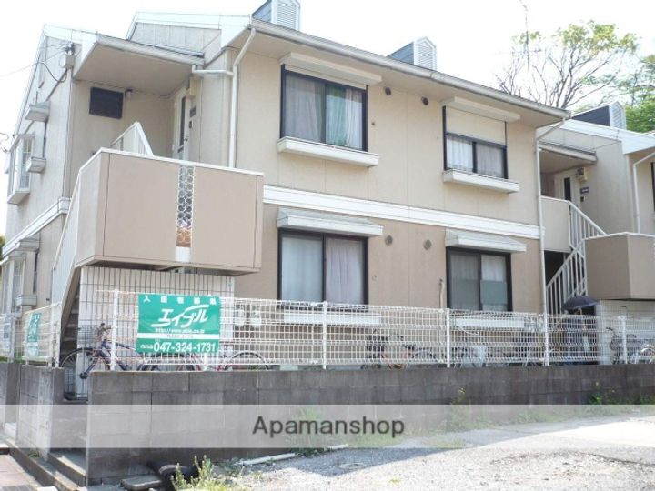 千葉県市川市大野町2丁目の賃貸アパートの外観