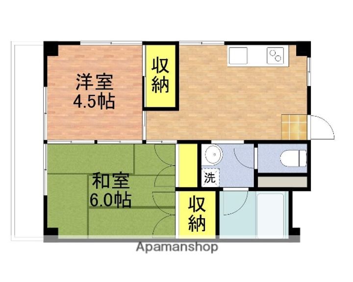 天沼マンション301の間取り