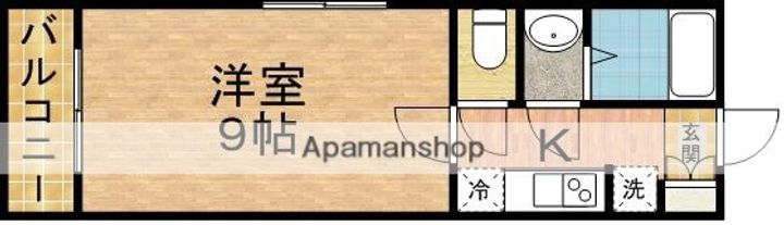 メゾンサンピア304.の間取り