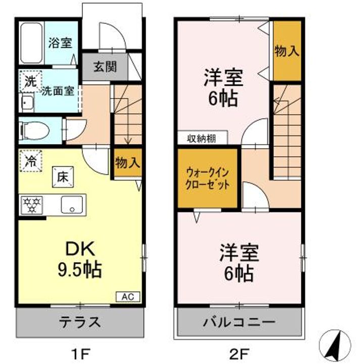 アネックス壱・弐番館の間取り