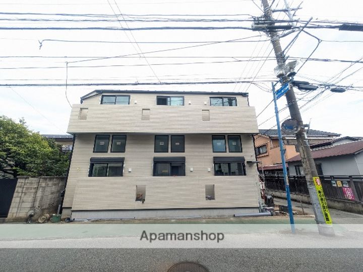 千葉県市川市新田2丁目の賃貸アパートの外観