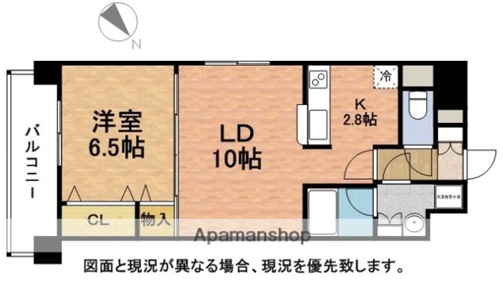 千葉県市川市南八幡4丁目の賃貸マンションの間取り
