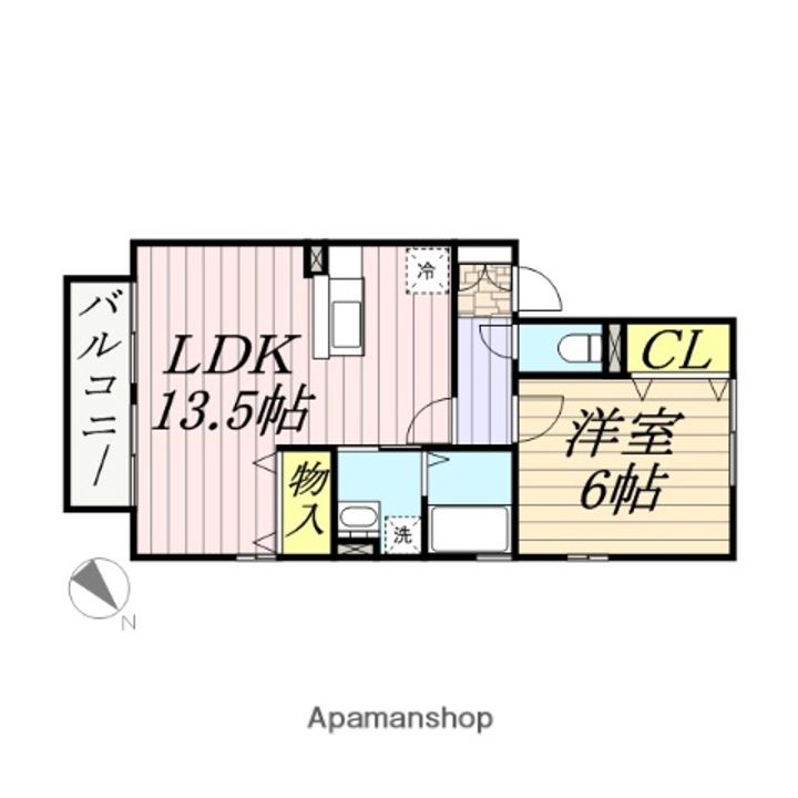 リトルステージⅠ201の間取り