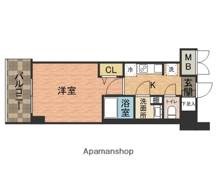 グランカーサ行徳の間取り