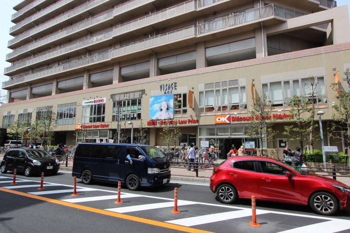 千葉県市川市八幡3丁目の賃貸アパートの周辺