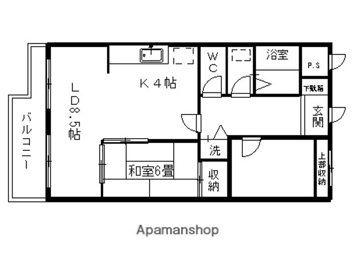 グレースマキノNO.3の間取り
