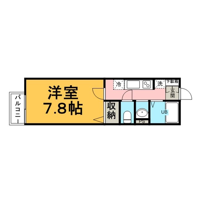 サザンハート東船橋の間取り