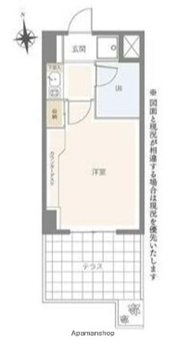 千葉県船橋市前原東3丁目の賃貸マンション106の間取り