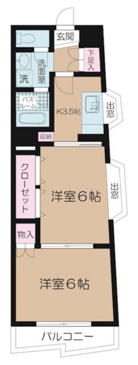 ロイヤルマンション市川の間取り