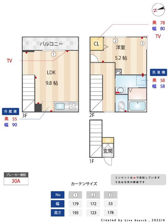 ミハス市川の間取り