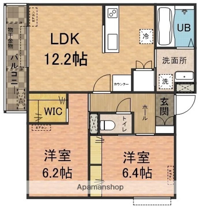 グランデイルの間取り