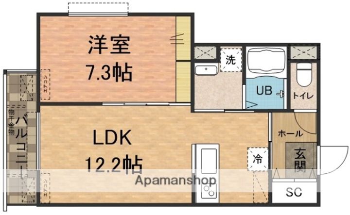 グランデイルの間取り
