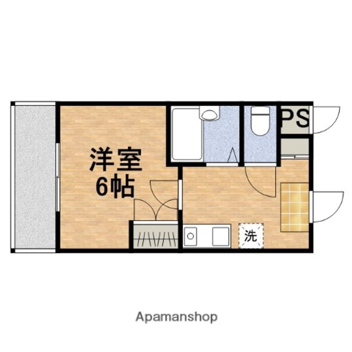 千葉県船橋市東船橋3丁目の賃貸マンション412の間取り