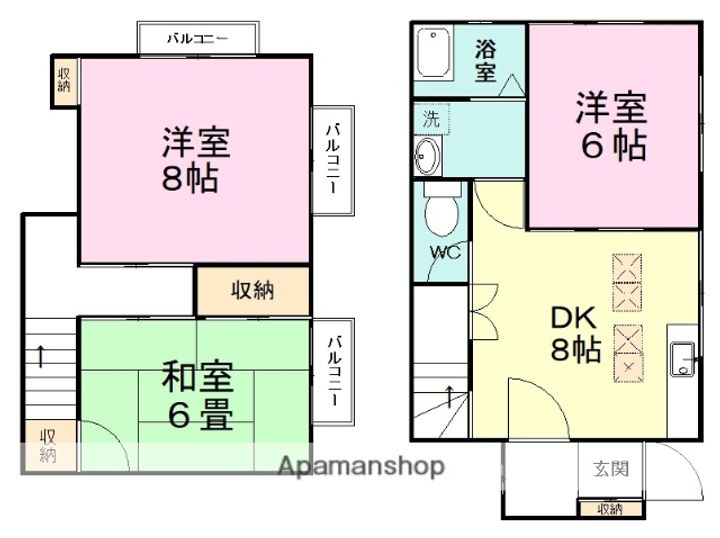第二ミヤザワハイツの間取り