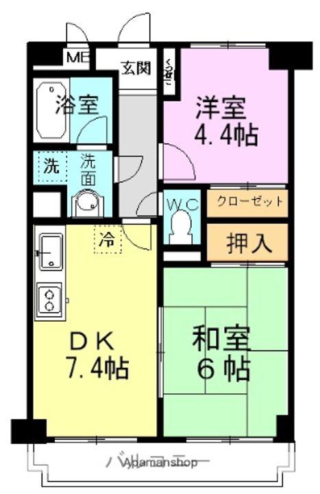 ラ・フォレ薬円台の間取り