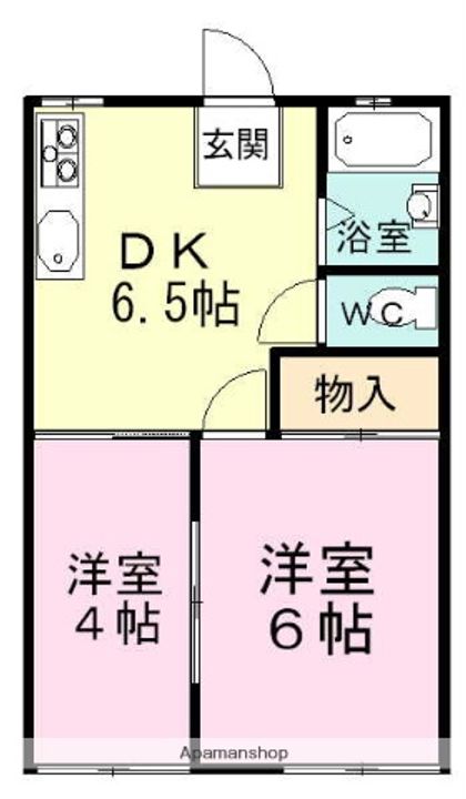 第二ミヤザワハイツの間取り