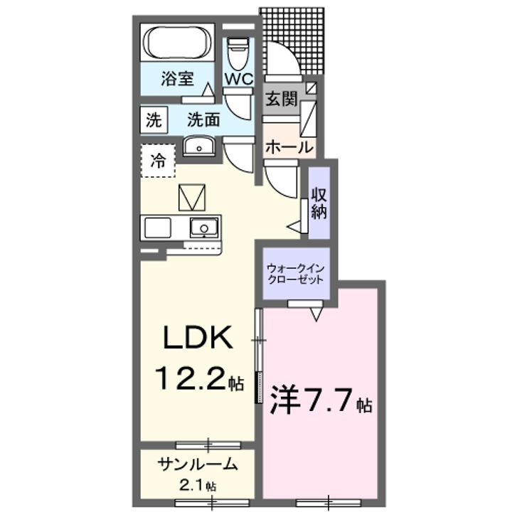 プラドールⅢの間取り