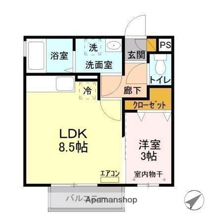ボナールDの間取り