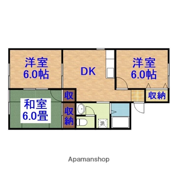 リヴェール202の間取り