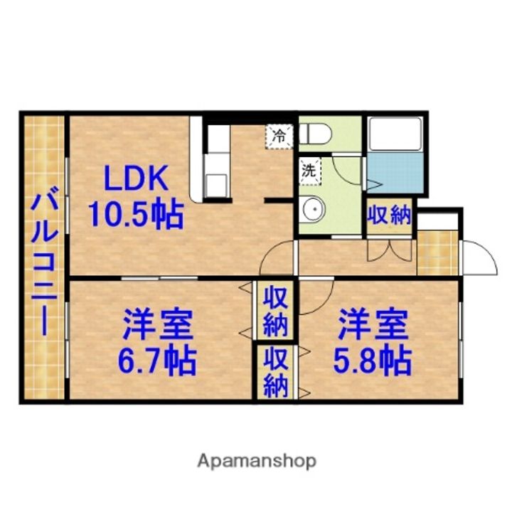 グランデュール斉藤の間取り