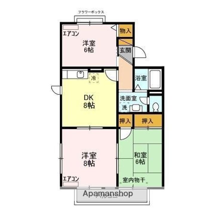 ツインヴィラ Ⅱの間取り