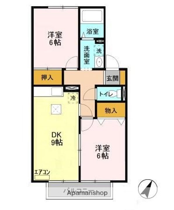 グランメールハイム 壱番館の間取り