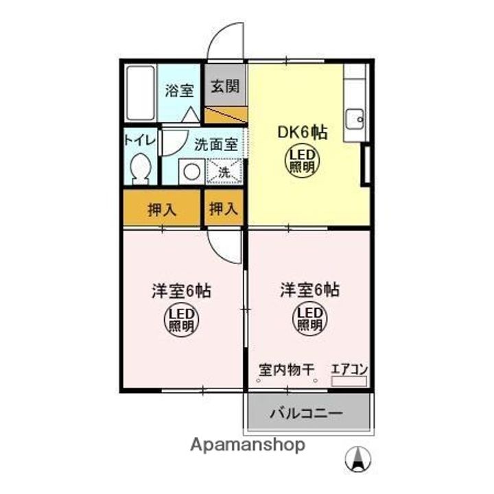 パストラルの間取り