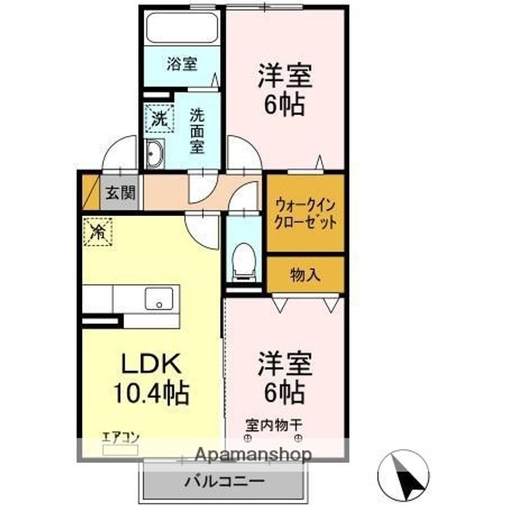ルミエールDの間取り