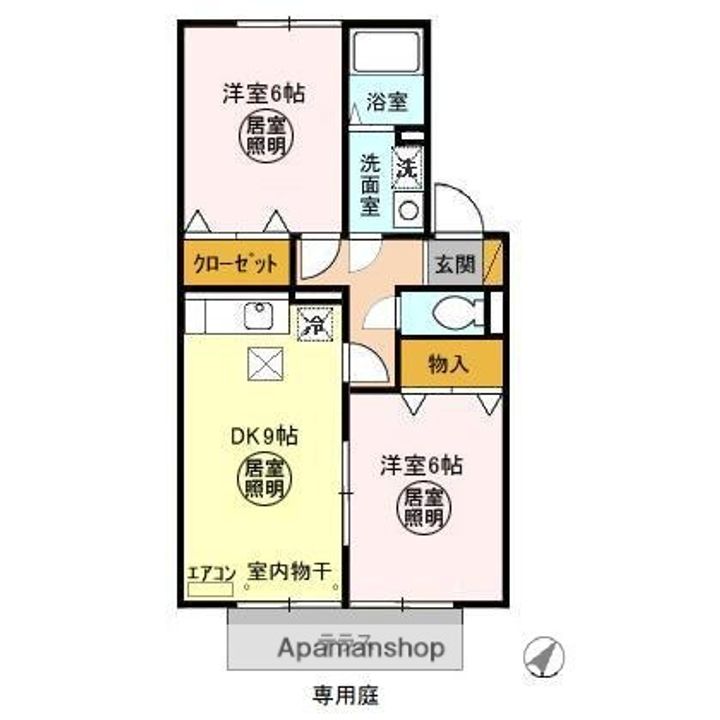 プルミエ102の間取り