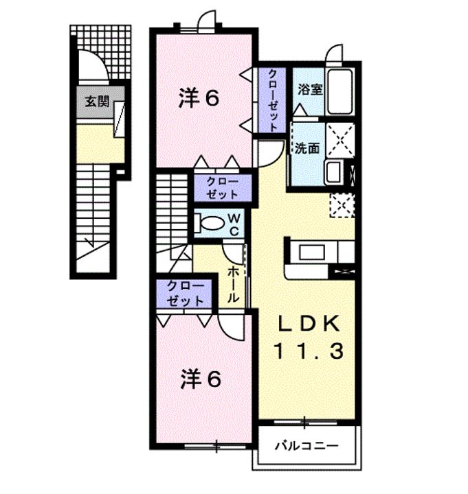 マーベラスヴィラ IIの間取り
