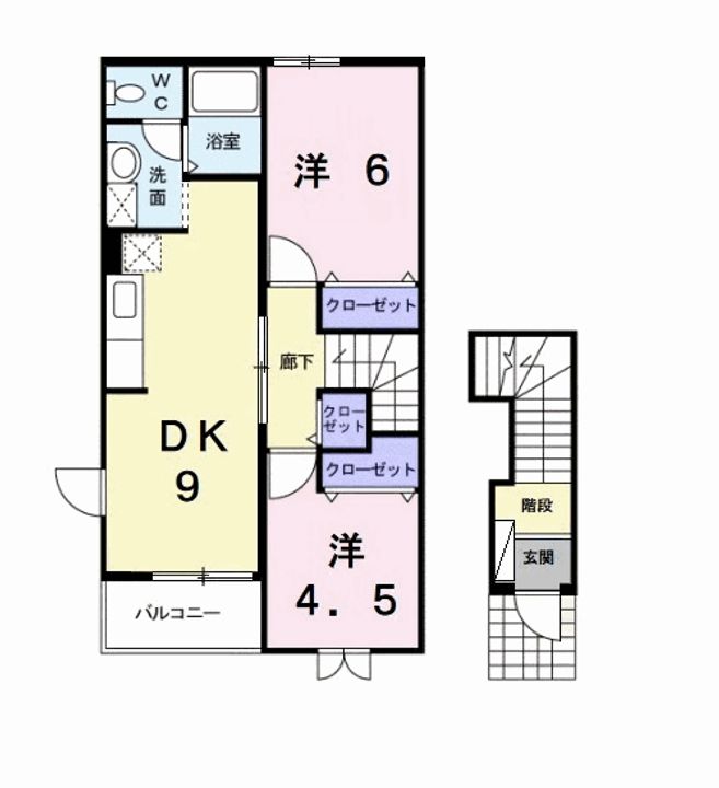 アヴニールⅥの間取り