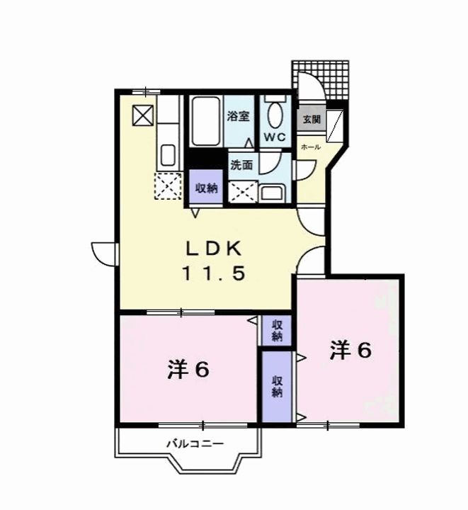 グレースコート3の間取り