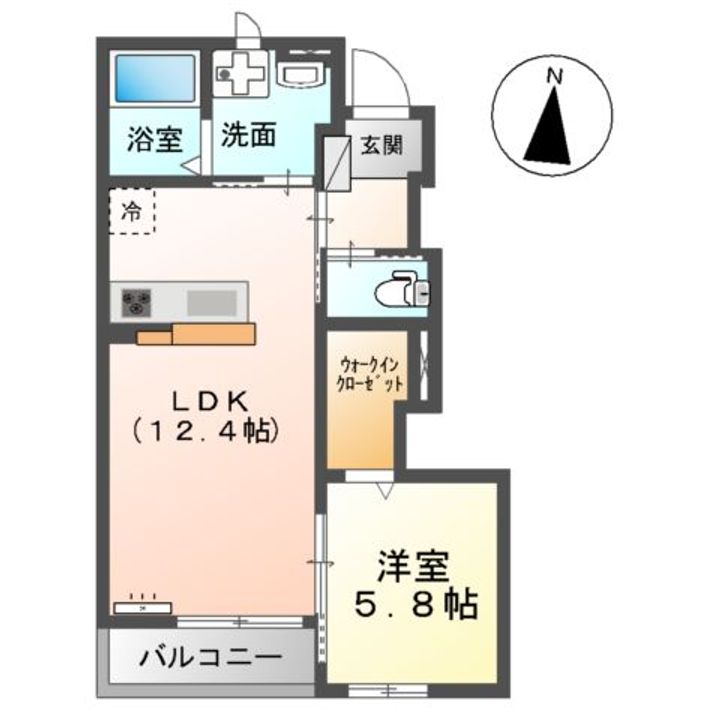 メゾンレイアの間取り