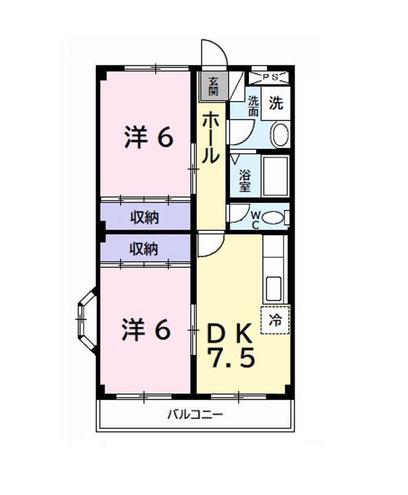 アンソレイエの間取り