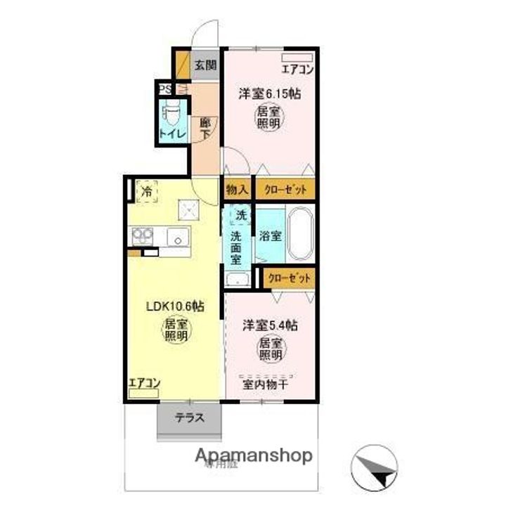 エバーハウスの間取り