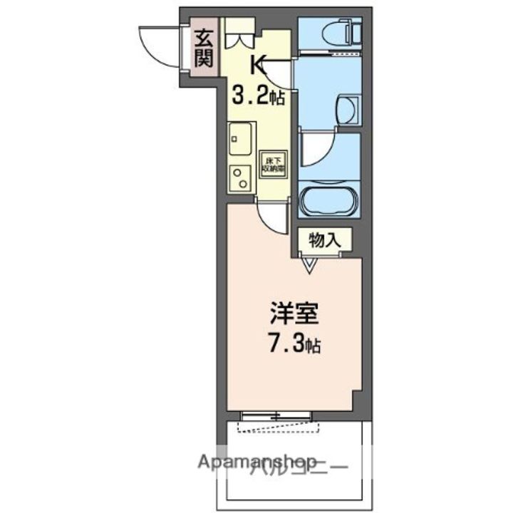 ディアマンテス五井の間取り