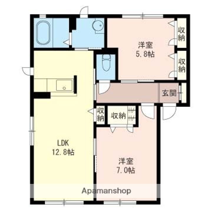 エクサージュBの間取り