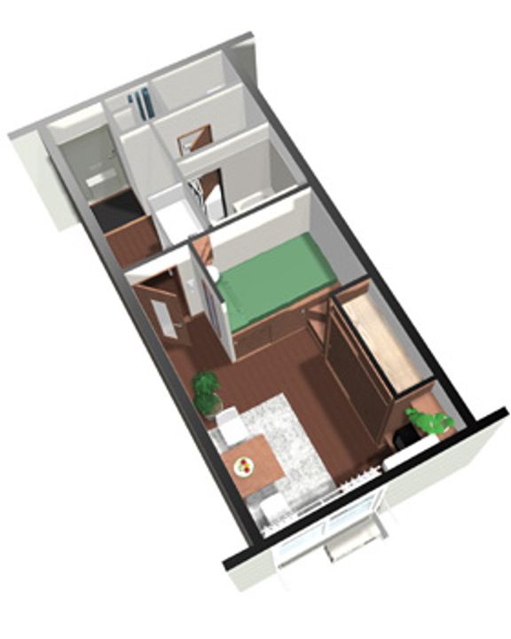 レオパレスノースセブン202の外観