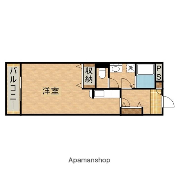 グランヒルズHANZAWA103の間取り